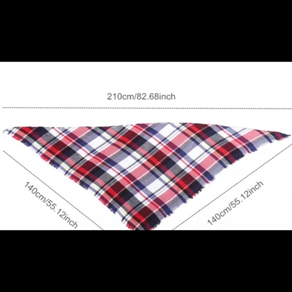 Triangle Shawl Scarf - Picture 6 of 7